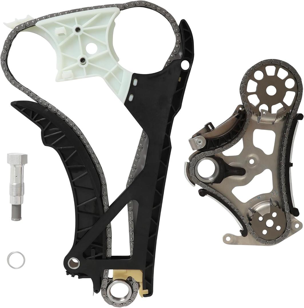 N51 N52 N55 3.0 Engine Timing Chain Kit with Oil Pump Gear | Compatible with BMW 128I 328I 435I 528I 640I M2 M3 M4 X3 X5 X6, N51, N52, N55, 3.0L, 2006-2017, Replace#11317523884, 7523884
