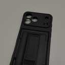 Oterkin for iPhone 17 Pro Max Wallet Case [4-5 Card Holder] [Kickstand] [Full Camera Protection] [RFID Blocking] [Military Grade Protection] Shockproof Rugged Case for iPhone 17 Pro Max, Black