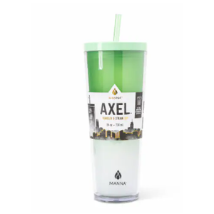 Manna™ Axel™ Plastic Tumbler & Straw Set - Green