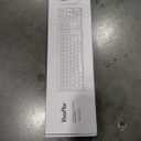 Rechargeable Wireless Keyboard and Mouse Combo, Vssoplor 2.4GHz Ultra Quiet & Slim Full Size Keyboard with 3-Level DPI Mouse for Windows PC Laptop, Black and Wine Red