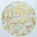 Snowkingdom Gold Placemats Set of 24 Round 13 Inch Foil Mesh Pressed Fall Disposable Table Mates 24 Pack Gold Doilies for Dining Table Wedding Birthday Party Holiday Home Decoration