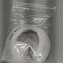 FDXGYH 4.05" Water Pipe Flange Cover 4 Pcs Snap Type Round Escutcheon Plate Cover for Water Pipe Faucet Collar Decoration [White]