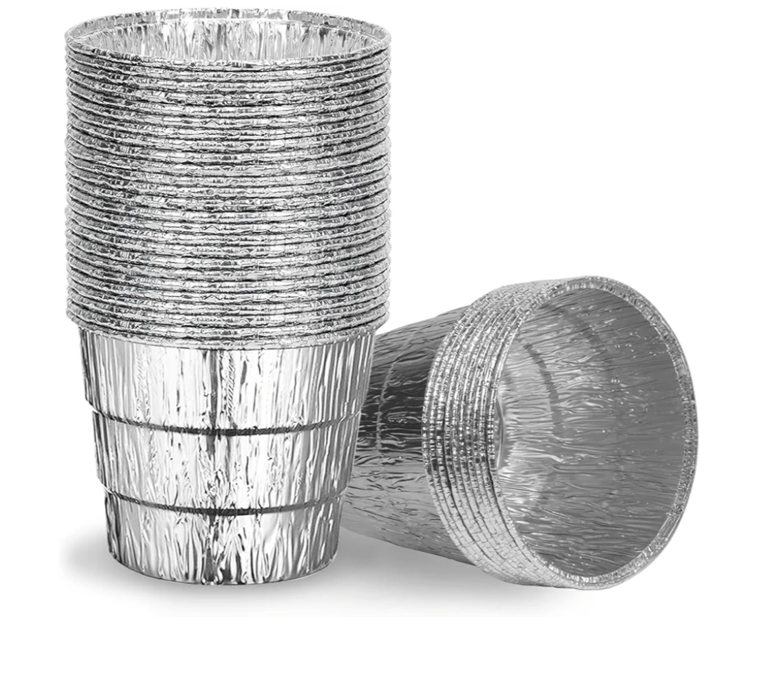 50 Pack BAC407 Grease Bucket Liner for Traeger Pro Series 575/780, 20/22/34 Series, Ironwood 650/885, Drip Pan Liners for Traeger HDW152, Grill Accessories Drip Tray for Traeger, Pit Boss