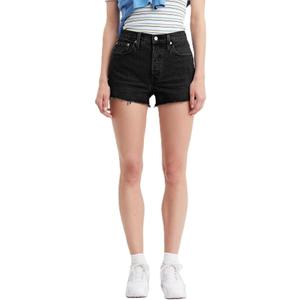 Levi's Women's 501 Original Shorts (28, Lunar Black - Black)