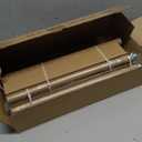 QDWIS 2 Pack Boho Wood Curtain Rods for Windows 66 to 120 inch,1" Adjustable Heavy Duty Window Curtain Rod with Imitation Wood Grain Finials,Rustic Decorative Drapery Rods Set 36-120'',Weathered Wood