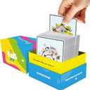 Family Discussion Cards Set, 200 Engaging Conversation Starters for Quality Time - Screen-Free Bonding Activity for Dinners, Gifts, Holidays and Gatherings(Kid001)