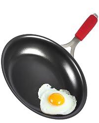 Agerma 10 Inch Nonstick Frying Pan, Tri-Ply Clad Stainless Steel Skillet