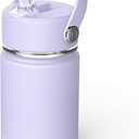 OISIZ Kids Water Bottle with Straw Lid 10oz, Vacuum Insulated 316 Stainless Steel Water Bottles for Kids for School, Leakproof Water Bottle, BPA Free and Keep Cold for 24 Hours