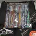 100 Bulk Travel Toothbrushes, Portable Individually Wrapped Toothbrush for Adult Children, Disposable Soft Bristle Manual Toothbrush Set (4 Colors)