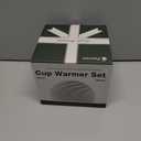 Coffee Mug Warmer & Kepwam Mug Set, 3 Temp Settings up to 167, Gravity Sensor & Light Display, Cup Warmer with 6H Auto Shut Off, Idealt Gift for Dad Mom, Beverage Warmer for Heats Coffee, Tea & More