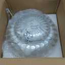 Semi Flush Mount Ceiling Light - Clear Glass Close to Ceiling Light Fixtures - Vintage Ceiling Lights for Hallway Living Room Kitchen Bedroom, C2513-CL