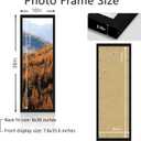 Picrit 8x36 Picture Frame, Photo Frame for Wall Mounting Display, Black