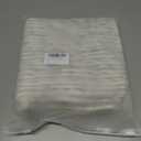 OYIMUA Blue and White 20x20 Decorative Throw Pillow Covers Chenille Set of 2 Square Accent Pillows for Couch Living Room Bed Cozy Farmhouse Neutral Cushion Covers