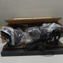 SEEBLEN 3-Light Kitchen Light Fixtures, Adjustable Ceiling/Wall Mount Spotlight, Industrial Black Track Lighting for Living Room, Dining Room, Hallway, Bathroom