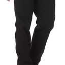 Rustler Men's Classic Regular Fit (32W x 32L, Coal Black)