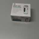 Hand-held Nebulizer for Respiratory System, Portable Nebulizer with Self-Clean Mode, Rechargeable Nebulizer for Home Office Travel (Turquoise)