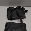 lebogner Back Seat Cover For Kids + 3 Pocket Storage Organizer, 2 Pack X-Large Waterproof Kick Mats Backseat Protector, Car Seat Back Protectors For Vehicles To Protect From Dirt, Mud & Scratches (Black)