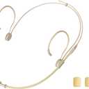 J K MIC-J 069 Earhook Headworn Headset Unidirectional Microphone - Standard 1/8" TRS Connector