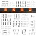 Small Block Engine Hex Bolt Kit Fit for Chevy 265 283 302 305 307 327 350 400 SBC Engine; 304 Stainless Steel Bolts-(211 Pcs Nuts&Bolts)