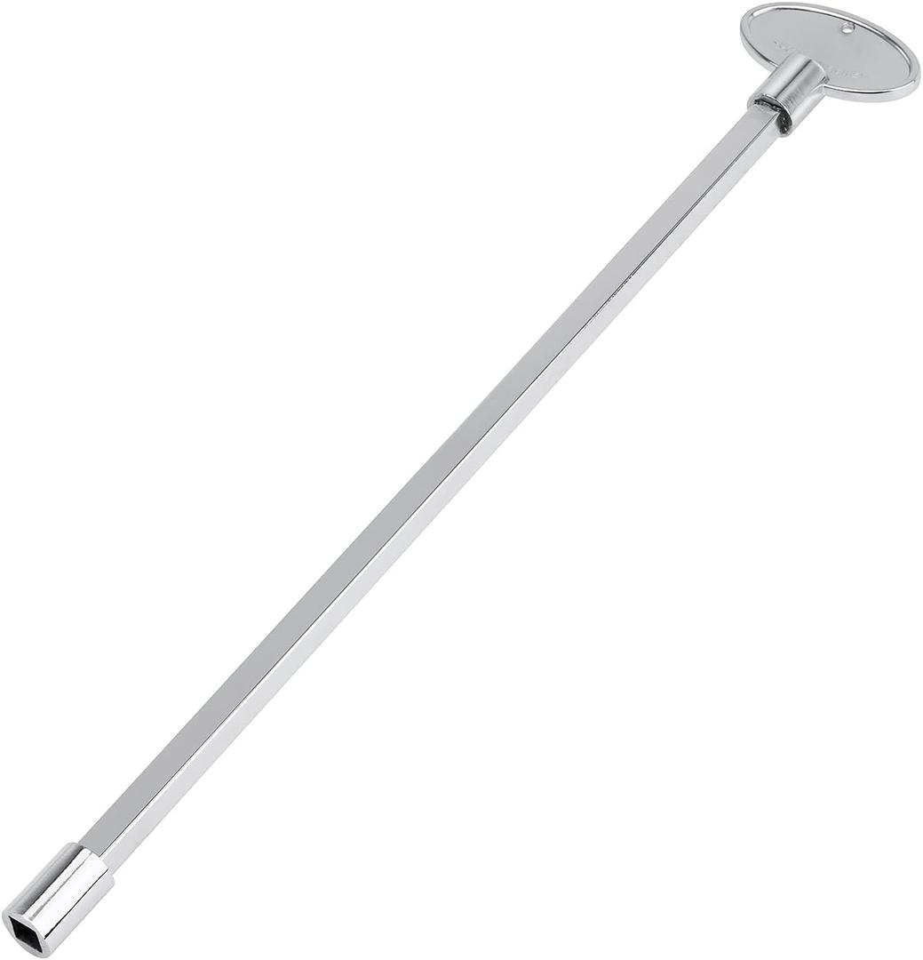 Stanbroil Universal 12-Inch Gas Valve Key, Fits 1/4" and 5/16" Turn Ball Valve for Gas Fire Pits and Fireplaces, Polished Chrome