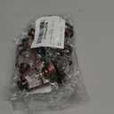 ARTIBETTER Only 6Pcs Mini Lanterns for Christmas Decor, Vintage Dollhouse Garden Lantern Crafts, Rustic Miniature Oil Lamp for Holiday Tabletop, Fireplace, and DIY Displays 2Inch Bronze