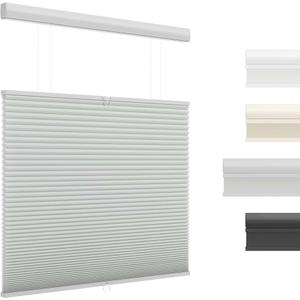 UNISHADES Top Down Bottom Up Cordless Cellular Shades, 47×64 in, Grey | Light filtering Fabric, Energy-Efficient Honeycomb Design, Insulation, UV Protection