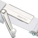 KitchenCraft KC609WH Swing-A-Way Wall Mounted Can Opener - Tin with Magnetic Lid Lifter,Metal,17.5 x 8 x 7 cm,Silver