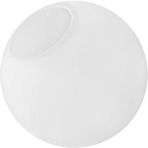 KoKo&Yukina 6 Inch Milk White Glass Globes Shade Frosted Replacement Glass Shades - 2.67" Fitter Opening - Lighting Fixture Replacement
