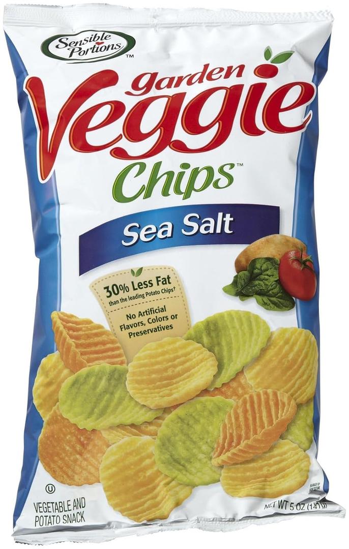 Sensible Portions Chip Veggie Sea Salt, Best By: 31/01/2026