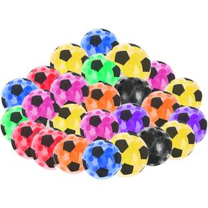 20 Pack Mini Stress Balls Set Fidget Toys for Adults, Colorful Soccer Squishy Squeeze Stress Relief Ball, Party Favors Bags Gifts