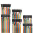 120pcs Breadboard Jumper Wires 20cm Wire Length Optional Dupont Cable Assorted Kit Male to Female Multicolored Ribbon Cables