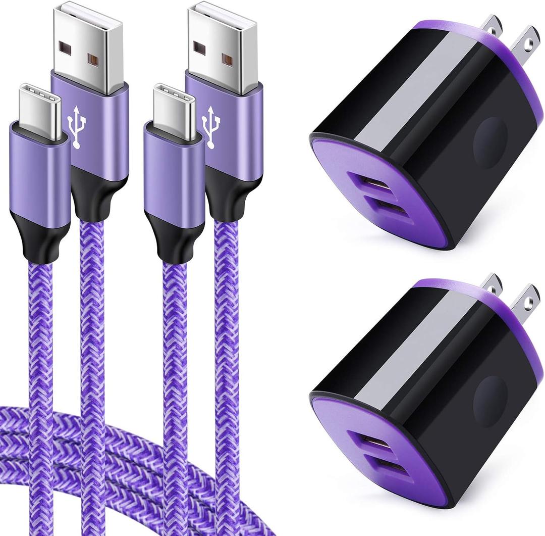Fast Charger for Samsung Galaxy S26/S25/S24/S23/S23+/S22/S21/S21+/S21 Ultra/Note 20 Ultra/S20 FE 5G/S10 A36 A56 A16 A10E A50 A11 A21 A51 A71 A20 A14 A15, Phone Wall Charger Type C Fast Charging Cable