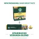Starbucks by Nespresso Vertuo, Veranda Blend, Blonde Roast Coffee, 30-count Coffee Pods, Brews 7.8 oz. (EXP 02/04/27)