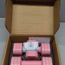 Zempox Adjustable Dumbbell Set of 2, 4 in 1 Free Weights Dumbbells Set for Women, Hand Weights for Women at Home, Each 2lb 3lb 4lb 5lb with TPU Soft Rubber Handle for Home Gym Exercise Training (Pink)