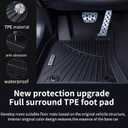 All Weather Floor Mats for 2016-2025 2026 Dodge Durango（Only fit 6 Seats） TPE Rubber Liners Durango Odorless Anti-Slip Car Floor Liners-1st & 2nd & 3rd Row & Cargo Mat Covering The Backrest Full Set