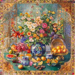 Jigsaw Puzzles for Adults 1024 Pieces, Interlock Perfectly Letter on Back No Dust, Home Decor Birthday Party Gift Toy for Men Women Elders Seniors, 1:1 Poster - Retro Story