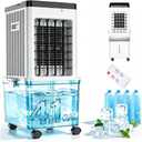 Portable Air Conditioners, 4.1 Gallon Swamp Cooler[Detachable Tank] with 24H Cooling, Windowless Air Conditioner with Timer, 3 Speeds Evaporative Cooler/Ac for Home, Bedroom, Office