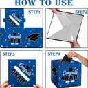 2 x Graduation Card Box 2026 - Gift Holder for Graduation Party Decorations, Blue