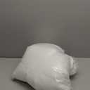 Down Alternative Bed Pillows and Pillow Protector Case 2-Piece Set, Medium Density, Standard - Pack of 2, White, 26"L x 20"W