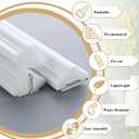 Pangda Peel and Stick Wall Molding Kit, 3D Premade Accent Molding Wainscoting Panel for Interior Wall Moulding Decor, Ready to Assemble Wainscoting Accent Panel (3 Set,23x56 in+48x56 in+23x56 in)