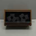 6 Slots Automatic Watch Winder, Wooden Watch Case with Serenity Backlight, Super Quiet Motor, Soft Watch Pillows for Women and Man Watches, USB Powered Supply, Balck