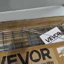 VEVOR Live Animal Cage Trap, 31" x 10" x 12" Humane Cat Trap Galvanized Iron, Folding Animal Trap with Handle for Rabbits, Stray Cats, Squirrels, Raccoons, Groundhogs and Opossums