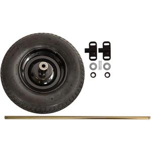 True Temper TWKT Wheelbarrow Two Wheel Conversion Kit,Black