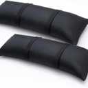 Sand Bags for Weight, 4 x 44 LBS Fillable Black Empty SandBags for Umbrella Base, Outdoor Cantilever Patio Umbrella Stand, Backyard Furniture, Trampoline(Without Sand)(4, Black)