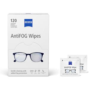 ZEISS AntiFOG wipes, 120 count