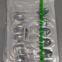 12 Pcs Teaspoons Set, Food-Grade Stainless Steel Spoons Silverware, Cutlery Tea Spoons, Durable Dessert Spoons, Metal Spoon for Home, Kitchen or Restaurant, Mirror Polished, Dishwasher Safe 6.7 Inch