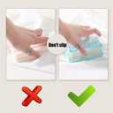gofidin 2Pcs Multifunctional Soap Box, Soap Dish with Drain,Hands-Free Foaming Soap Box and Home Storage Soap Box