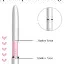 3 x TOUCHBeauty Ear Nose Hair Trimmer and Eyebrow Trimmer for Women 2in1 Facial Hair Removal Set with Dual Trimmer Head Battery Operated Battery Included Pink Color TB-1458