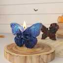 3D Skull Rose Butterfly Candle Mold, Resin Casting Hand Crystal Ball Mold Ghost Silicone, Resin Candle, Handmade Soap Making Molds (Skull)