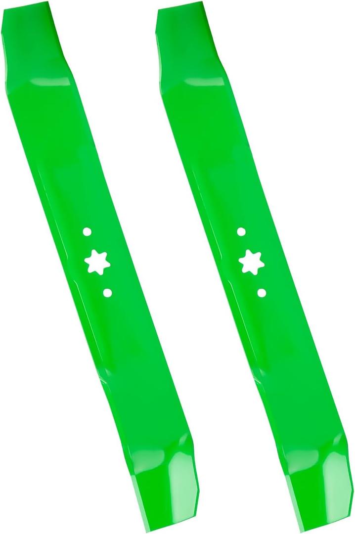 942-0616A 6 Star Mower Blades for Cub Cadet XT1 XT2 LT42 LX42 RZT 42 Craftsman T110 Mulching Blade for 42 Inch Deck Zero Turn Lawn Tractor Mower Replace 742-04126 742-0616A 742-0616 942-0616 /2 Pack